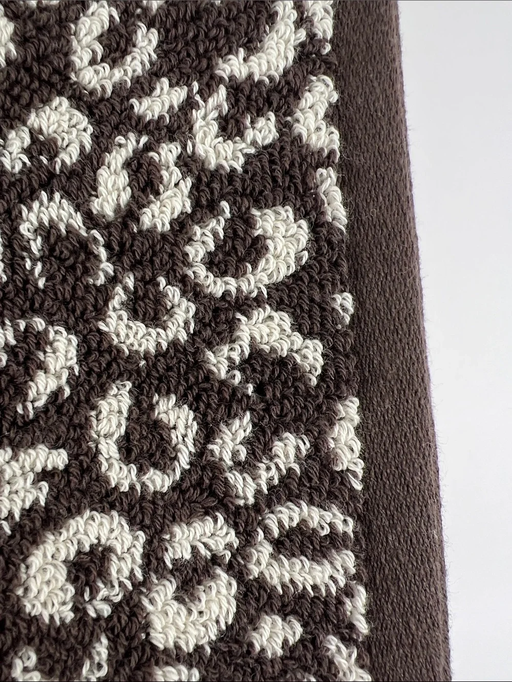 Rachel Zoe Bath Towels Leopard Print Dark Brown and Cream 100% Cotton 8 Pc NEW